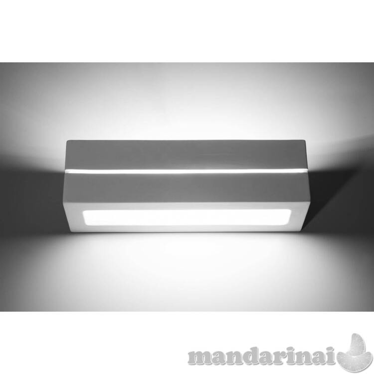 Sieninis šviestuvas keramika vega linija 3