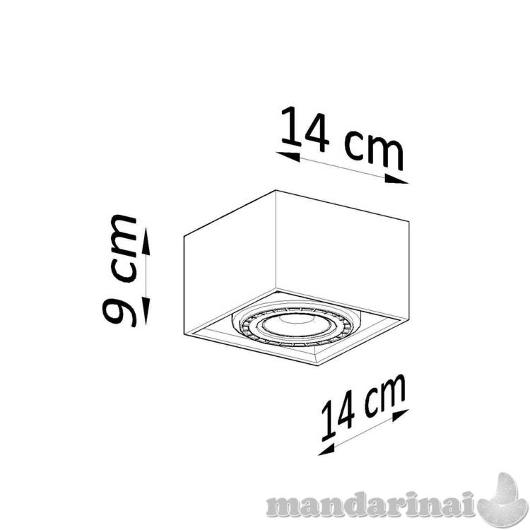 Plfond keturi 1 betonas
