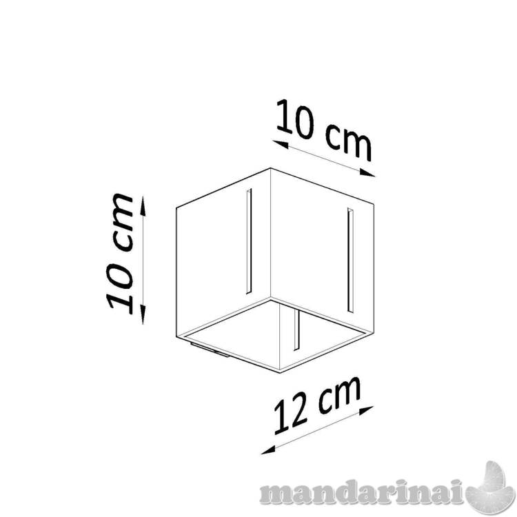 Sieninis šviestuvas PIXAR juodas 4