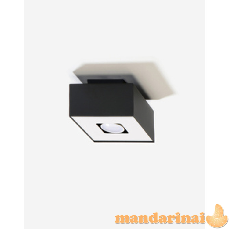 Šviestuvas mono 1 juodas