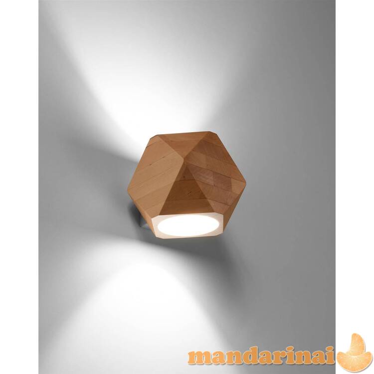 Sieninė lemputė sumedėjusi natūrali mediena