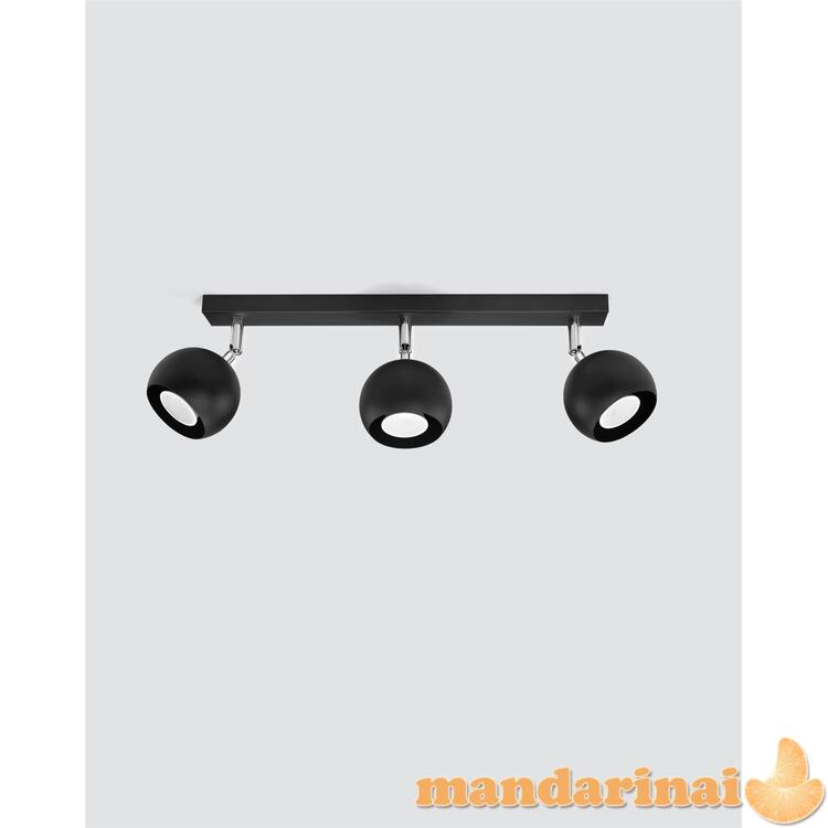 OCULARE Lubinis šviestuvas 3 juodas spalvos