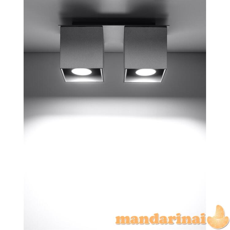 Lubinis šviestuvas QUAD2 pilka