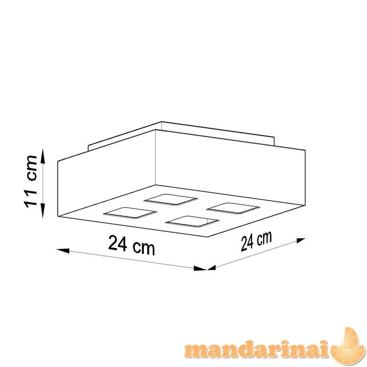 „Šviestuvas Mono 4 Black“ 3