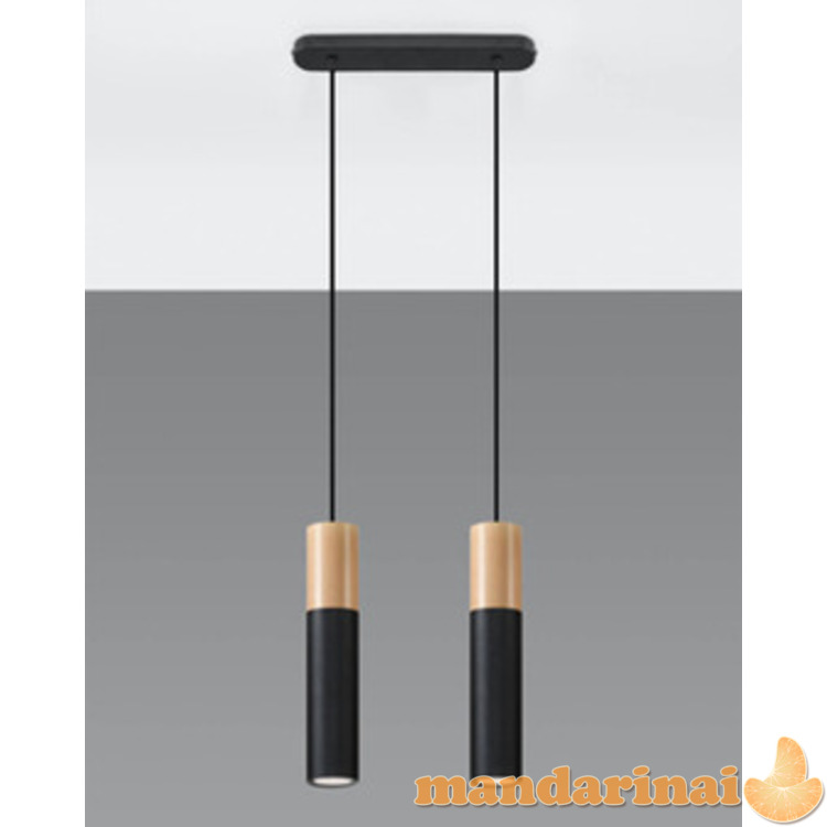 Pakabinamas šviestuvas Pablo 2 juodas