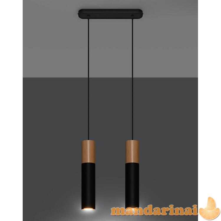 Pakabinamas šviestuvas Pablo 2 juodas