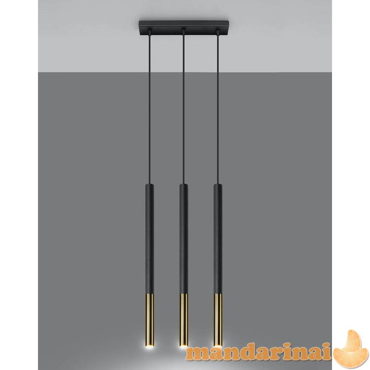 Pakabinama lempa „Mozaica 3L“ juoda/auksinė