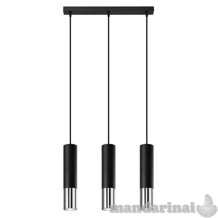 Pakabinama lemputė loopez 3L juoda/chromu