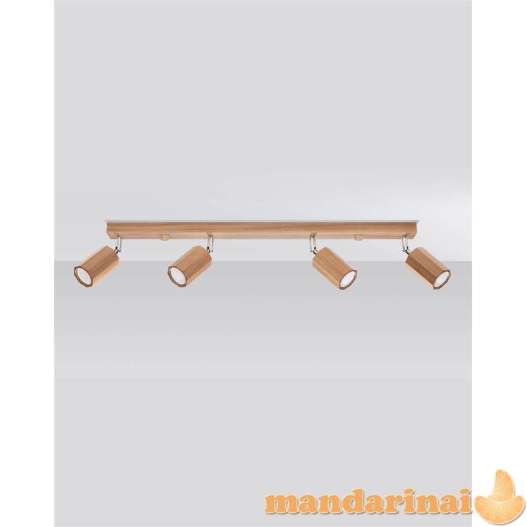 Lubinis šviestuvas Zeke 4 ąžuolas 1