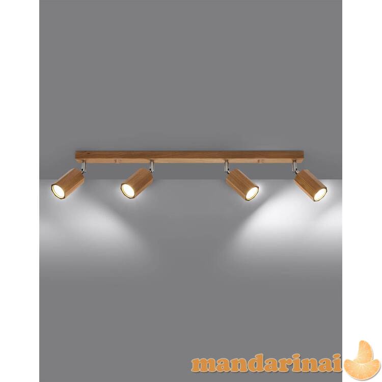 Lubinis šviestuvas Zeke 4 ąžuolas