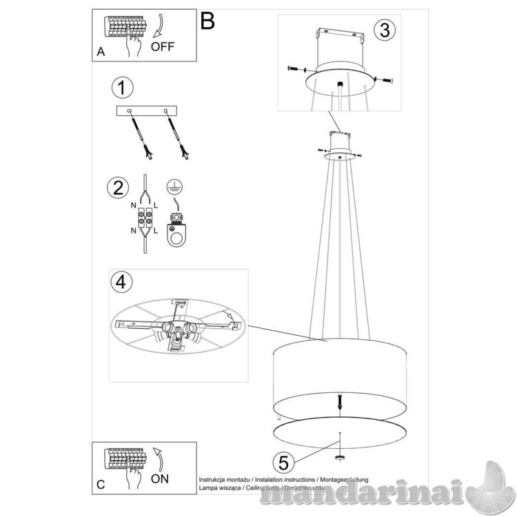 Liustra Otto 60 balta