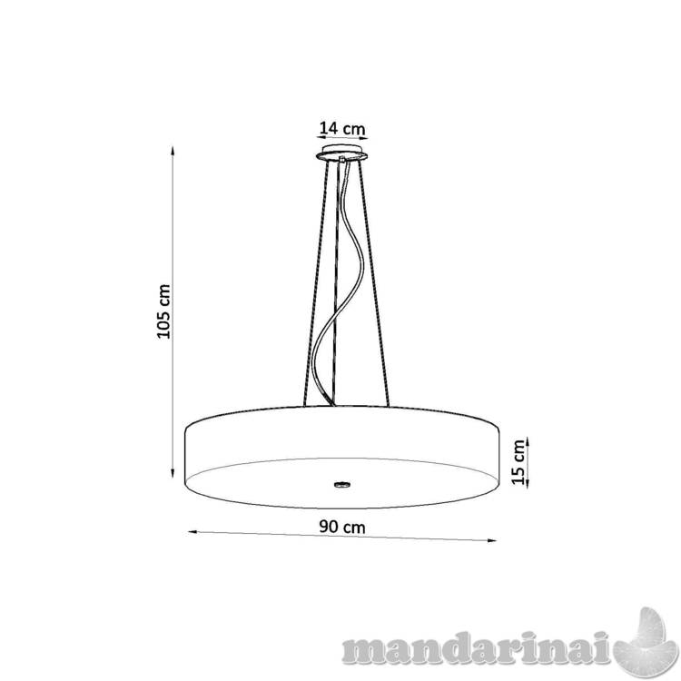 Liustra SKALA 90 balta