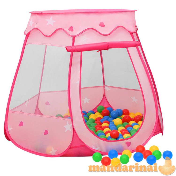 Vaikiška žaidimų palapinė, rožinės spalvos, 102x102x82cm