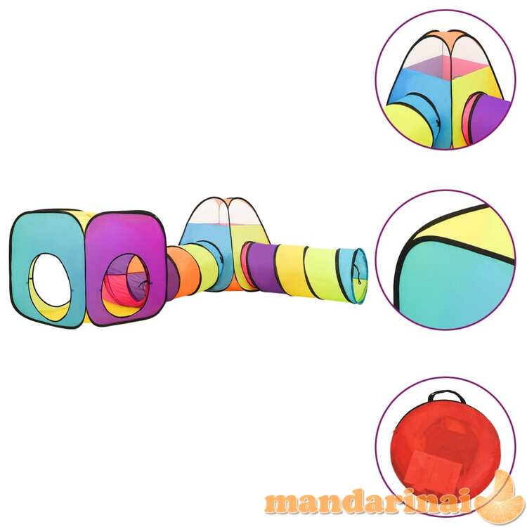 Vaikiška žaidimų palapinė, įvairių spalvų, 190x264x90cm