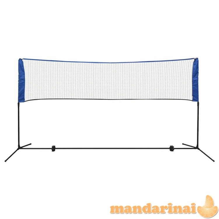 Badmintono tinklas su plunksninukais, 300x155 cm