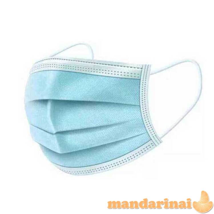 Medicininės apsauginės 3-jų sluoksnių veido kaukės (50 VNT.)