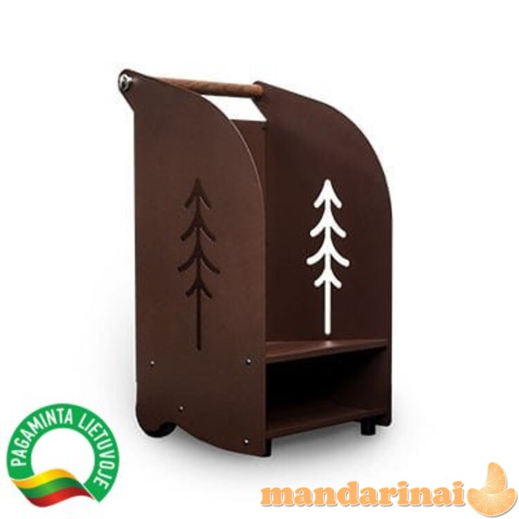 MALKINĖ SU RATUKAIS „DEINA“ MIDI, RUDA