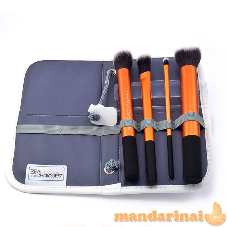 Real Techniques makiažo šepetėlių rinkinys „Core collection“