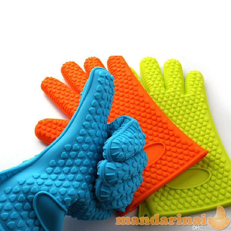 Karščiui atspari silikoninė pirštinė