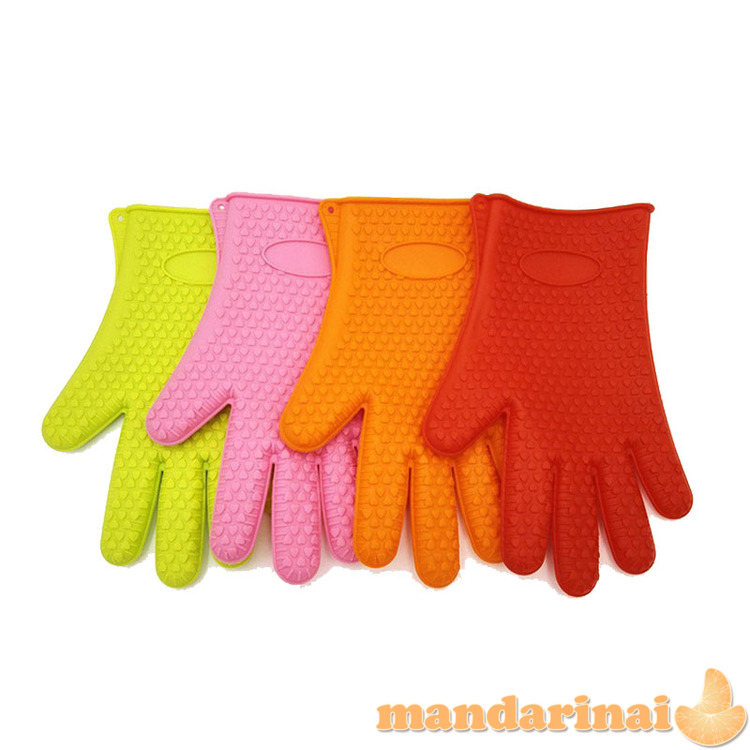 Karščiui atspari silikoninė pirštinė