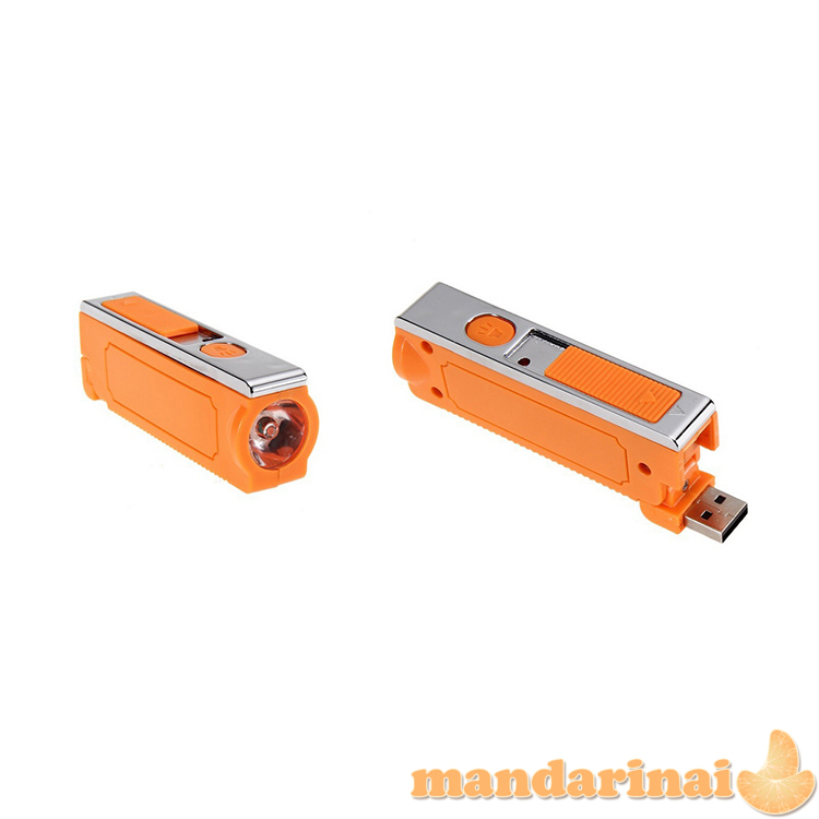 Pakraunamas USB žiebtuvėlis - prožektorius