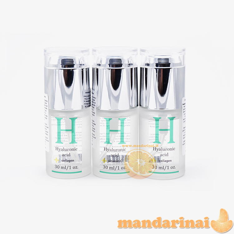 Hialurono rūgšties serumas su VITAMINU C