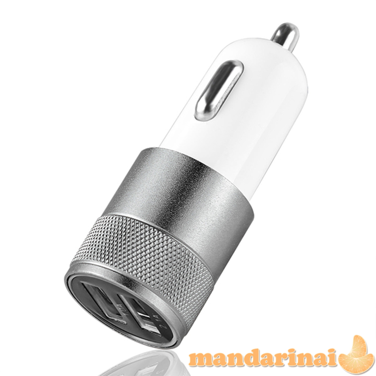 2 USB išėjimų automobilinis pakrovėjas