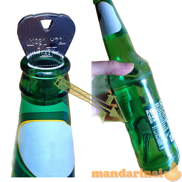 Rekvizitas fokusui „Raktas butelyje“ 2