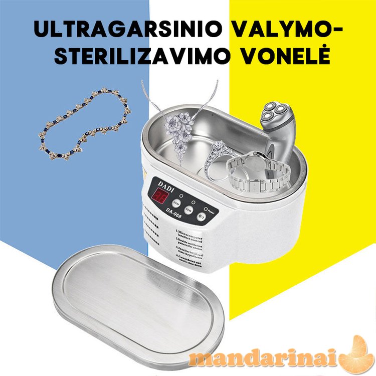 50W Ultragarsinio valymo - sterilizavimo 500ml vonelė