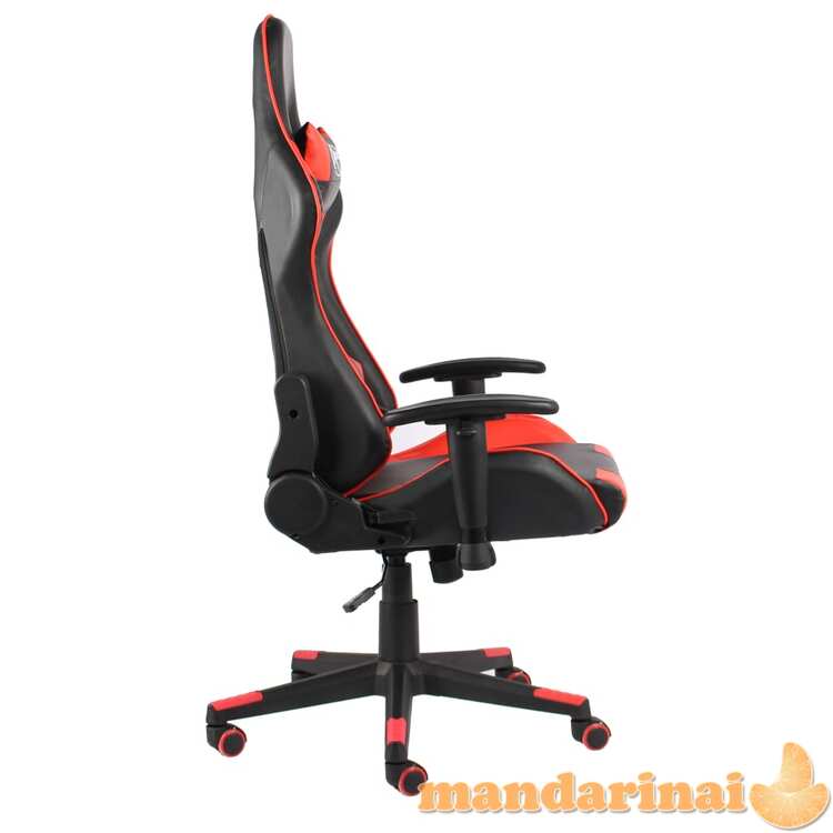 Pasukama žaidimų kėdė, raudonos spalvos, pvc