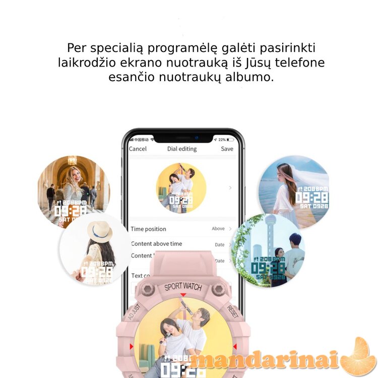 Išmanusis laikrodis sportuojantiems