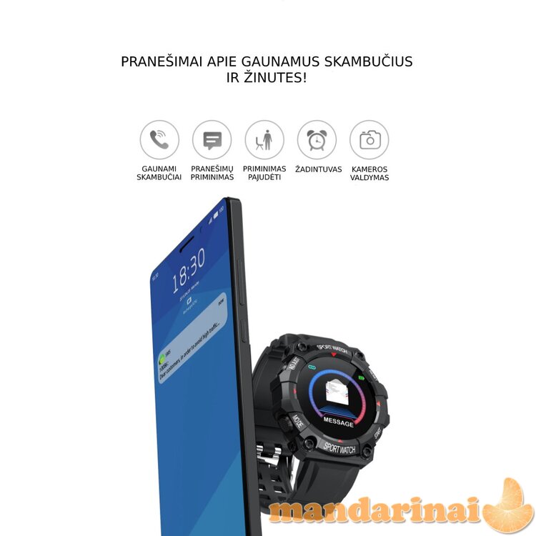 Išmanusis laikrodis sportuojantiems