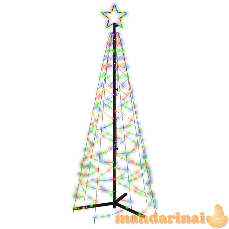 Kalėdų eglutė, 70x180cm, kūgio formos, 200 spalvotų led