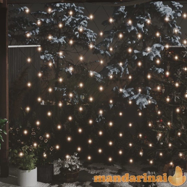 Kalėdinių lempučių tinklas, 3x3m, 306 šiltos baltos led