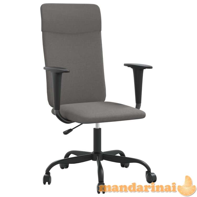 Biuro kėdė, tamsiai pilkos spalvos, audinys