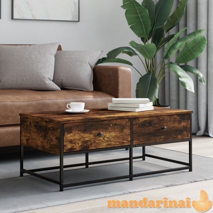 Kavos staliukas, dūminio ąžuolo, 100x51x40cm, apdirbta mediena
