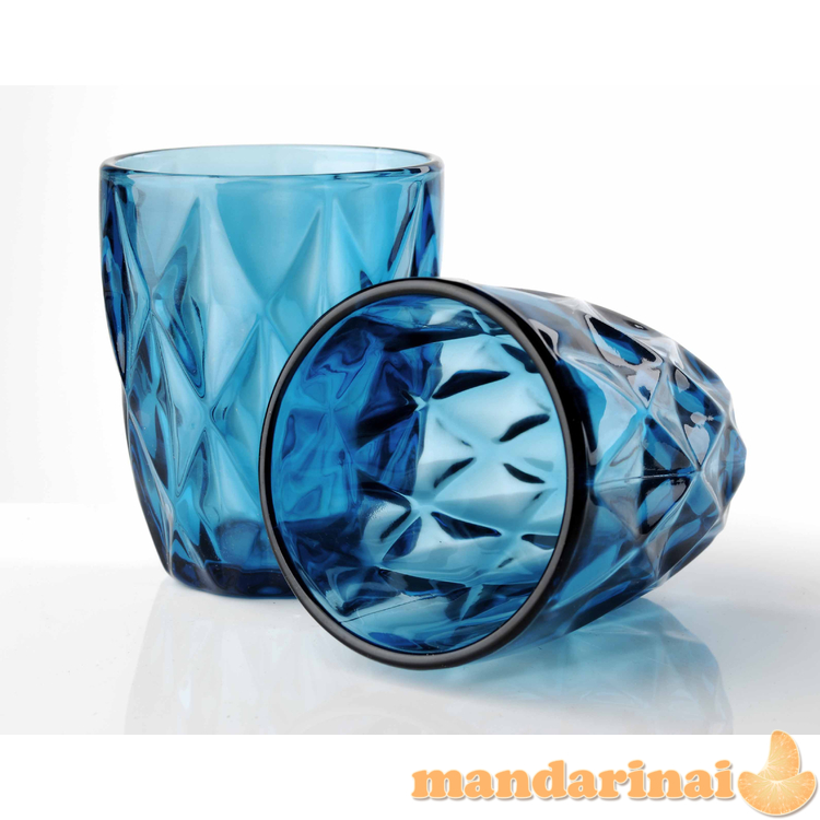 „Elise Blue Set 6“ stiklinės 250 ml 8xH9.8cm 1