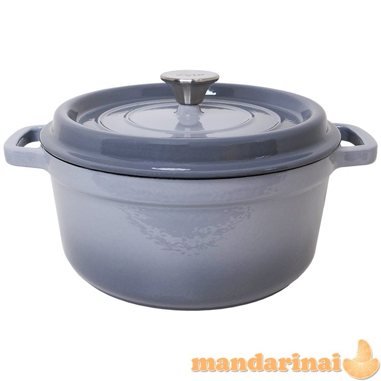 Apvalus emaliuotas ketaus puodas Zyle 