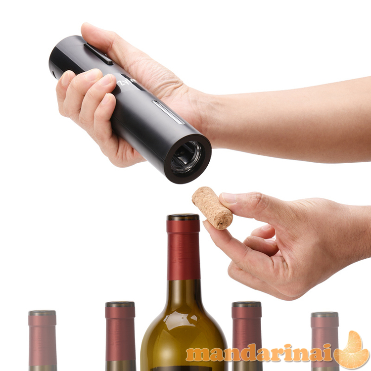 Elektrinis vyno butelių atidarytuvo rinkinys 