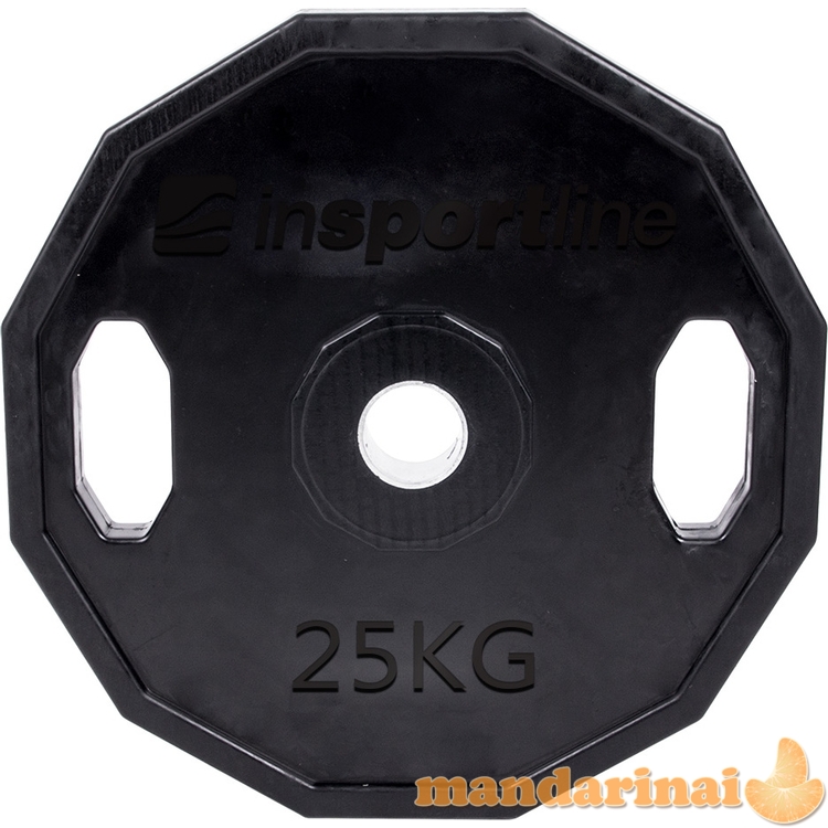 Guma padengtas olimpinis svoris 50mm inSPORTline Ruberton 25kg