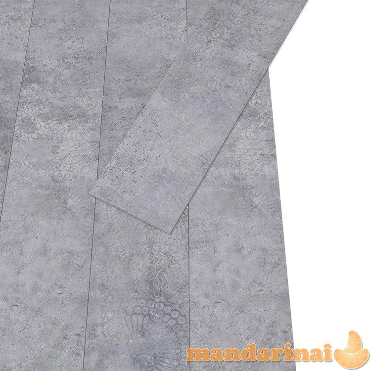 Grindų plokštės, cemento pilka, pvc, prilipdomos, 5,02m², 2mm