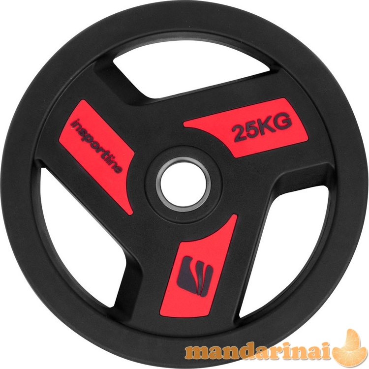 Guma padengtas olimpinis svoris 50mm inSPORTline Herk 25kg