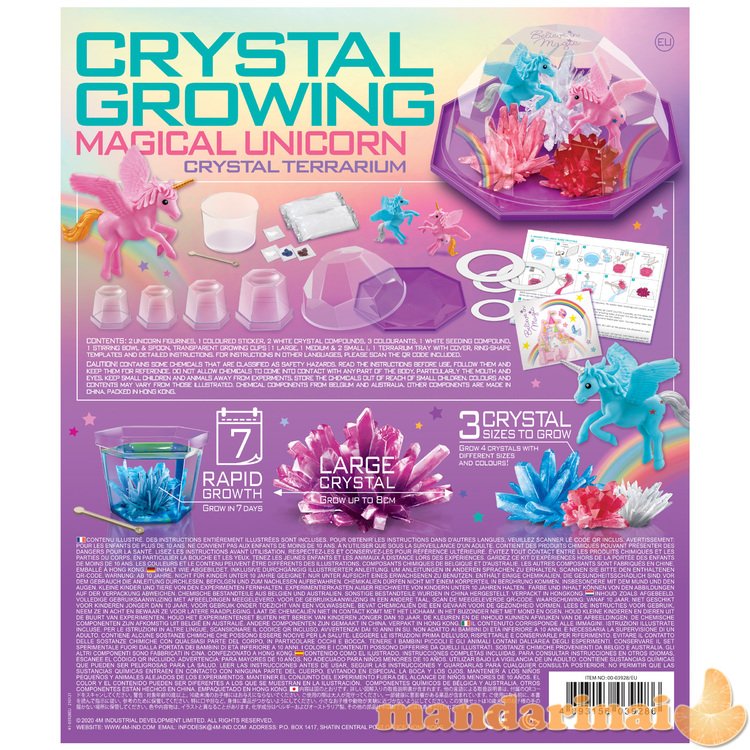 4M Magiškas vienaragių kristalų terariumas