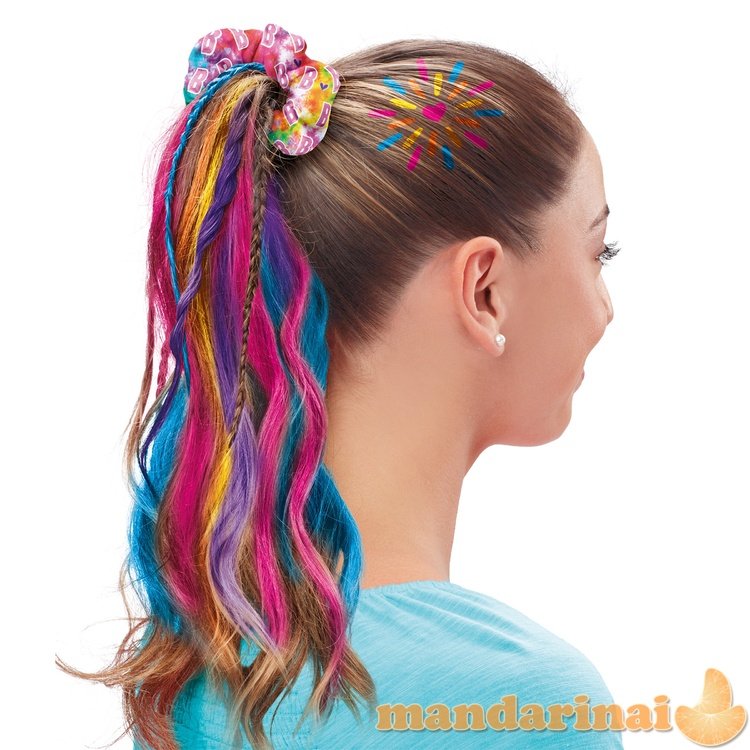 BARBIE Rinkinys „Rainbow Tie-Dye Hair Designer 