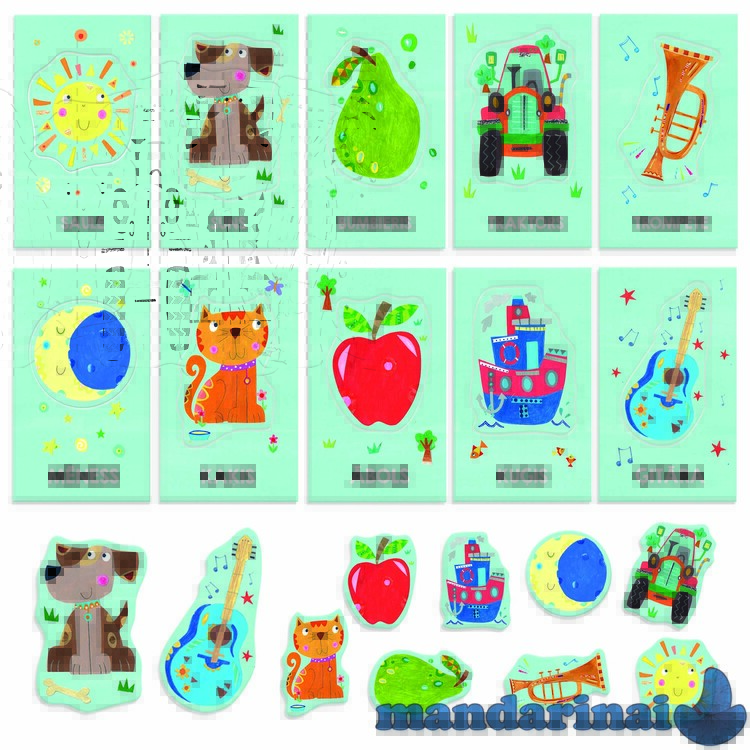 HEADU Montessori Baby Flashcards (In Latvian lang.)