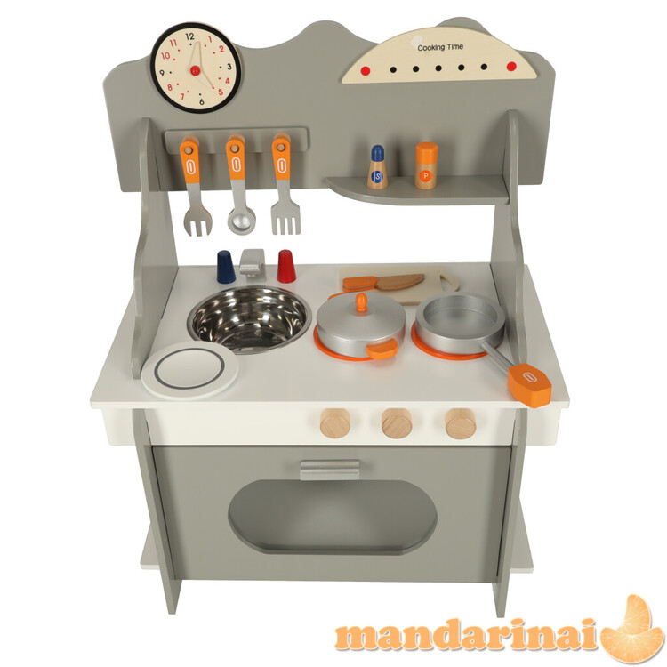 MDF medinė virtuvė vaikams didelė orkaitė