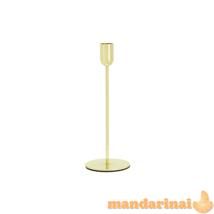 Candle holder, gold, 22cm