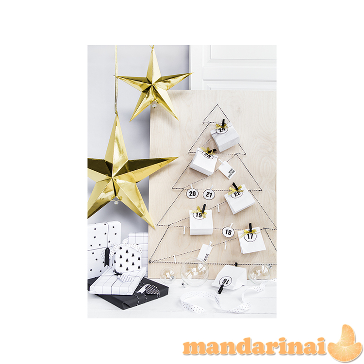 Paper star, 70cm, gold 2