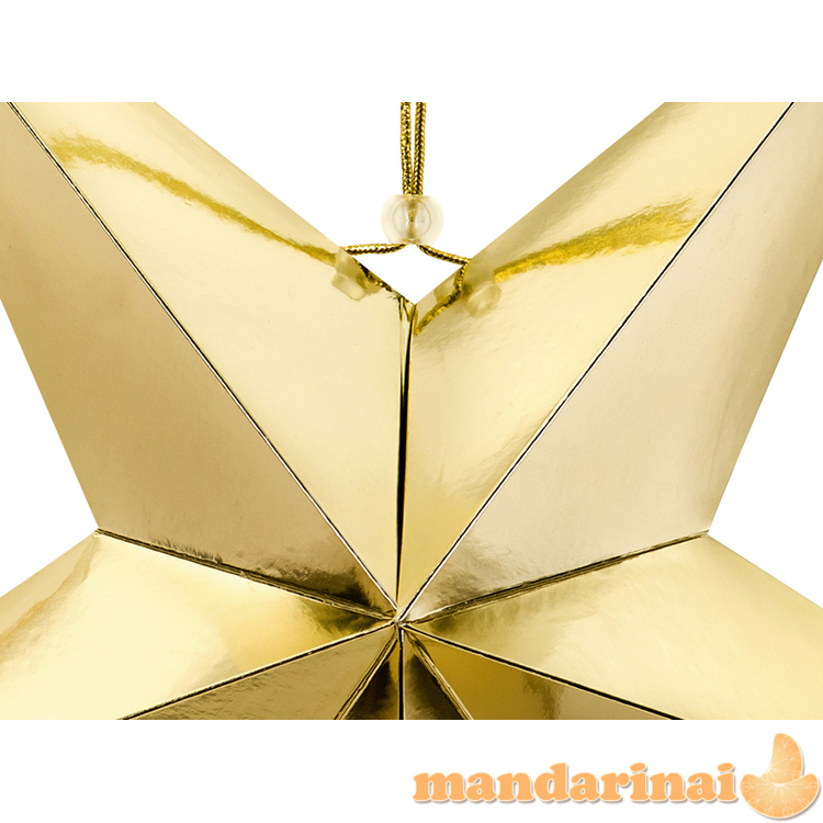 Paper star, 70cm, gold 1
