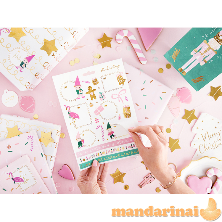 Christmas stickers Gnomes, mix